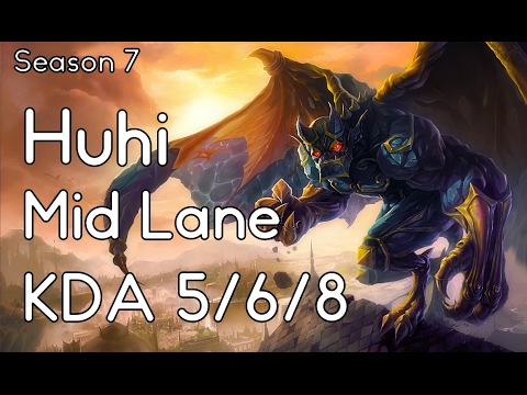 Huhi - Galio vs Anivia - NA - Gameplay Highlight S7