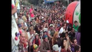 preview picture of video 'Nimbin Mardi Grass 2012 BIG joint sit in'
