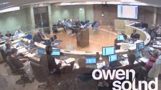 preview picture of video 'City of Owen Sound June 10th, 2013 Council Meeting'