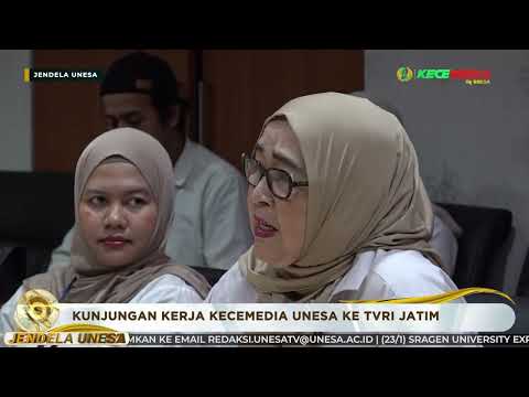 UNESA WINDOW: UNESA Media Office Working Visit to TVRI East Java