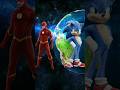 Flash Man Vs 3 Round In DC And Marvel Vs Zone Shorts Dc Marvel