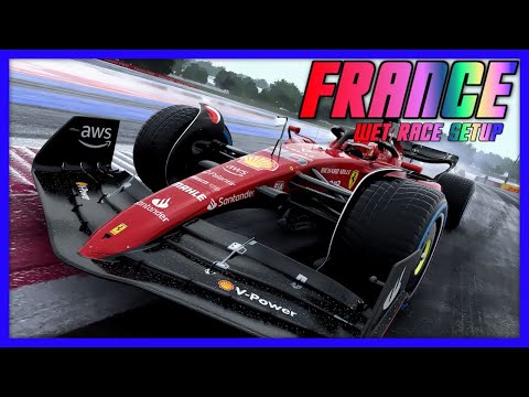 F1 22 France Wet Race Setup