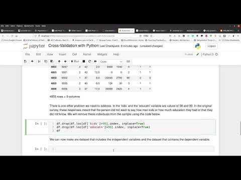 Cross-Validation with Python VIDEO | educational research techniques