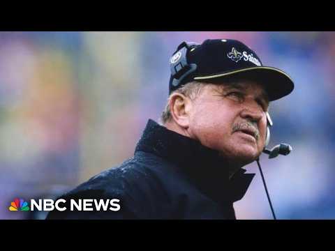 Legendary football coach and Hall of Fame player Mike Ditkadies at 86