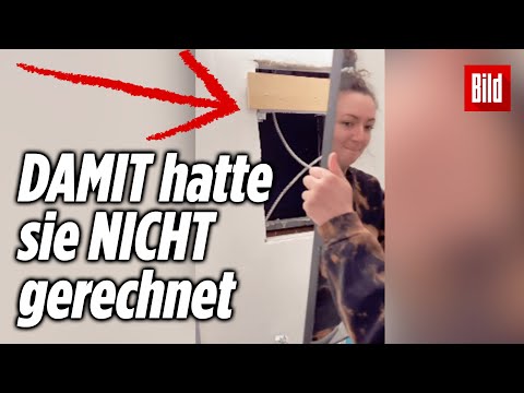 Frau findet Grusel-Wohnung hinter ihrem Spiegel 😱😱😱