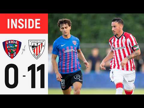 Imagen de portada del video INSIDE I SD Leioa 0-11 Athletic Club I Denboraldiaurrea 2026/27