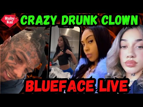 Blueface CLOWN is DRUNK & CRASHING OUT‼️Is She Chrisean's REPLACEMENT⁉️Blueface LIVE 🤡🎪🐶