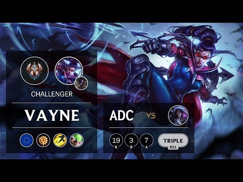 Vayne ADC vs Kai'Sa - EUW Challenger Patch 9.8