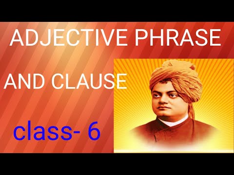 adjective phrase and adjective clauses class -6 complete English grammar course spoken English