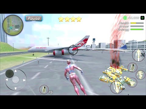 Hurricane Superhero (Tornado on Airport) Tornado Destorey Spider Robot - Android Gameplay HD