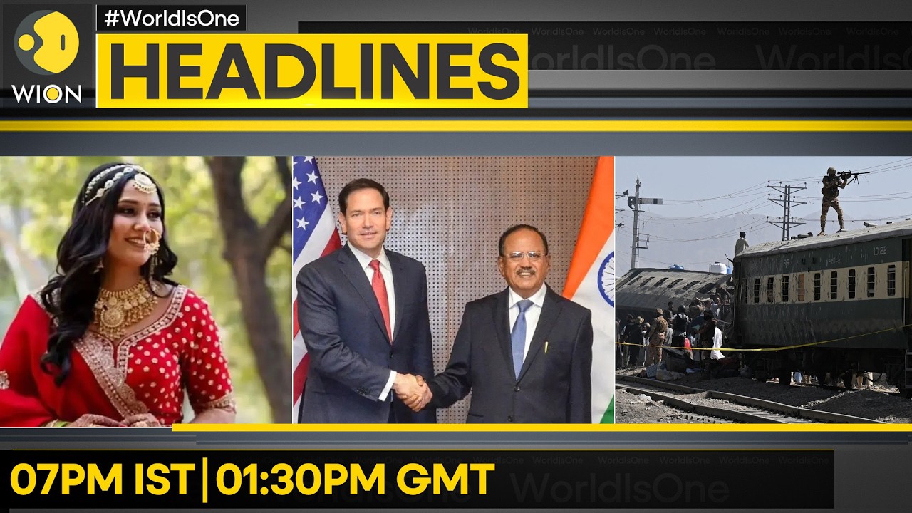 Marco Rubio Meets NSA Ajit Doval | Twisha Sharma Cremated | WION Headlines
