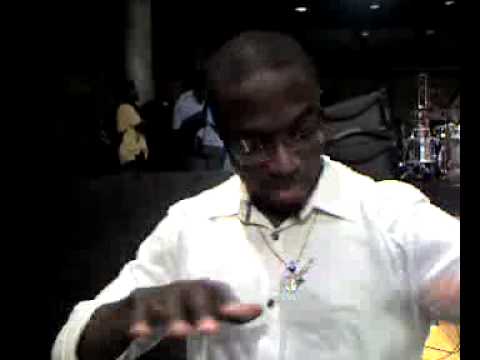 Your  boy Talking to one of the best bass players "Justin Raines"