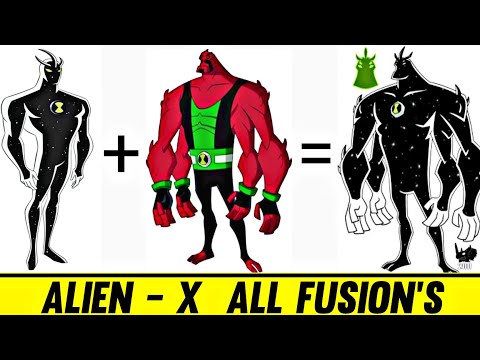BEN 10 ALIEN X  ALL FUSIONS || BEN 10 FUSION ALIENS || UNSEEN FUSION ALIENS  #ben10 #lightdetail