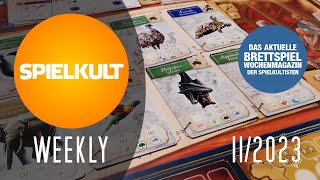Weekly 11/2023 // Brettspiel-Reviews, Spieletreff, Vorschau