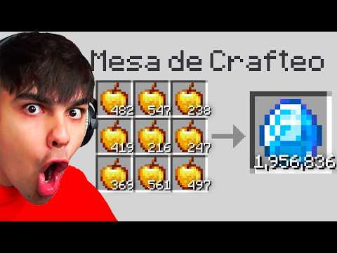 Minecraft pero los CRAFTEOS son ALEATORIOS!
