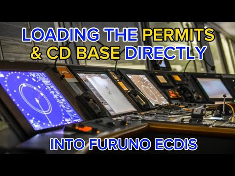 How to load the permits file and CD base directly into the FURUNO ECDIS.