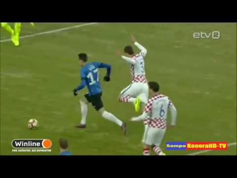 Croatia VS Estonia 0_3; Goals; Friendly International 28/03/2017