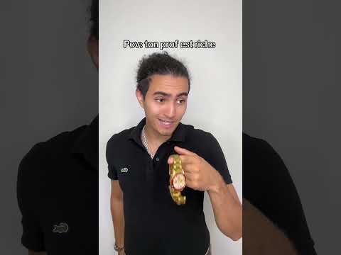 Pov : ton prof est riche