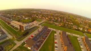 preview picture of video 'DJI Phantom , First flight, Hoorn The Netherlands'