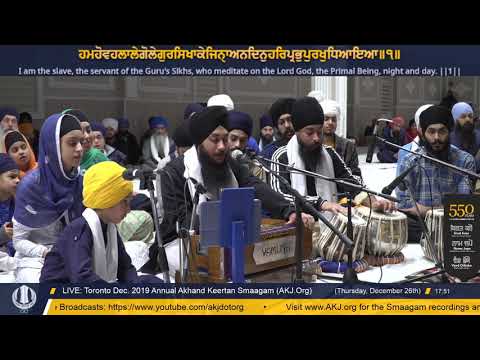 019 Toronto Dec. 2019 Thursday Evening - Bhai Balwinder Singh Jee Ludhiana
