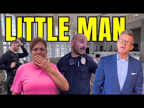 LITTLE MAN, BIG ATTITUDE - First Amendment Audit 