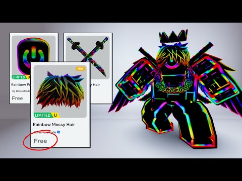 20 BEST RAINBOW LIMITED ITEMS AND FREE ITEMS ON ROBLOX 2025