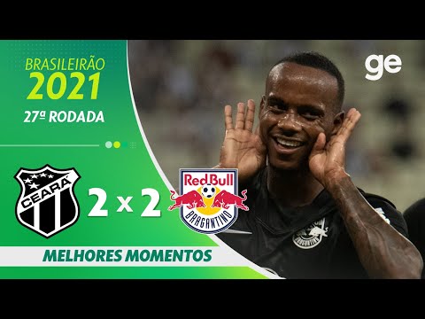 Gols e lances de Ceará x Red Bull Bragantino
