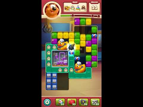 Toon Blast Level 8460 - NO BOOSTERS 🐻🐺🐱 | SKILLGAMING ✔️