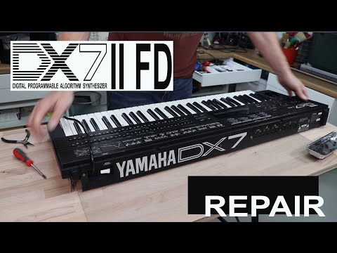 Yamaha DX7IIFD Reparatur   Synth Hunter Episode 4