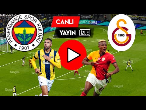 🔴FENERBAHÇE GALATASARAY MAÇINI ANINDA İZLE | eFootball Türkçe Simülasyon