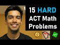 Answer These 15 ACT Math Problems to Score a 30+ on ACT Math