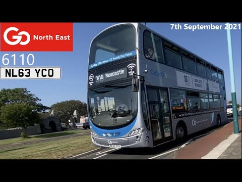 Go North East: 6110 on Route 309 | Volvo B9TL | (UK Bus Joyride #11)
