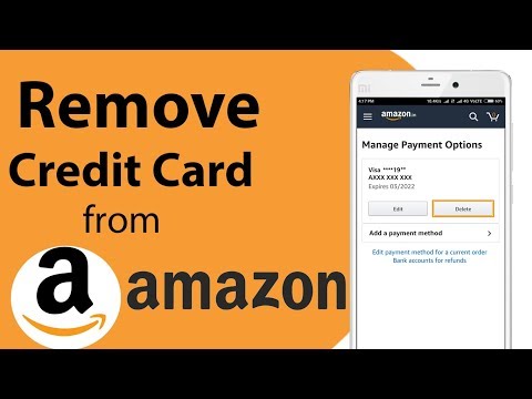 How to remove credit card from Amazon on Android