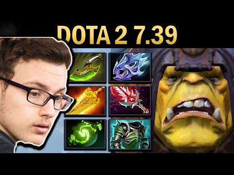Alchemist Gameplay Miracle with Bloodthorn and Moon Shard - Dota 7.39
