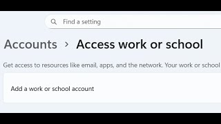 How To Add/Connect Or Remove/Disconnect Work or School Account On Wind