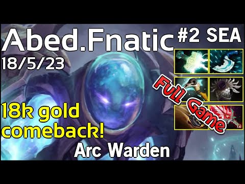 Abed [Fnatic] Arc Warden - Dota 2 Full Game 7.19