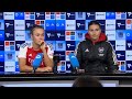 Steph Catley and Caitlin Foord - Arsenal Women FC - Press Conference