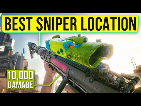 Cyberpunk 2077 - BEST WEAPONS – 10,000 Damage Iconic Sniper Rifle Location (Overwatch)