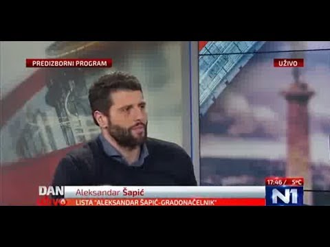 Aleksandar Šapić - Gostovanje u emisiji "Dan uživo" - TV N1 - 7.2.2018.