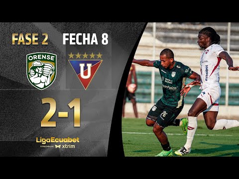 FULL SUMMARY: ORENSE 2-1 LIGA DE QUITO | ECUABET LEAGUE SERIES A PHASE 2 - MATCHDAY 8