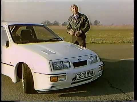 Ford Sierra RS Cosworth Review  William Woollard drives the 150mph Sierra   Top Gear  1986