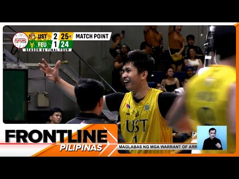 UST, lusot sa finals ng UAAP men’s volleyball; makaka-rematch ang NU Frontline Pilipinas