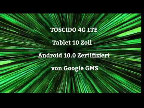 toscido 4g lte tablet 10 zoll - android 9.0 test