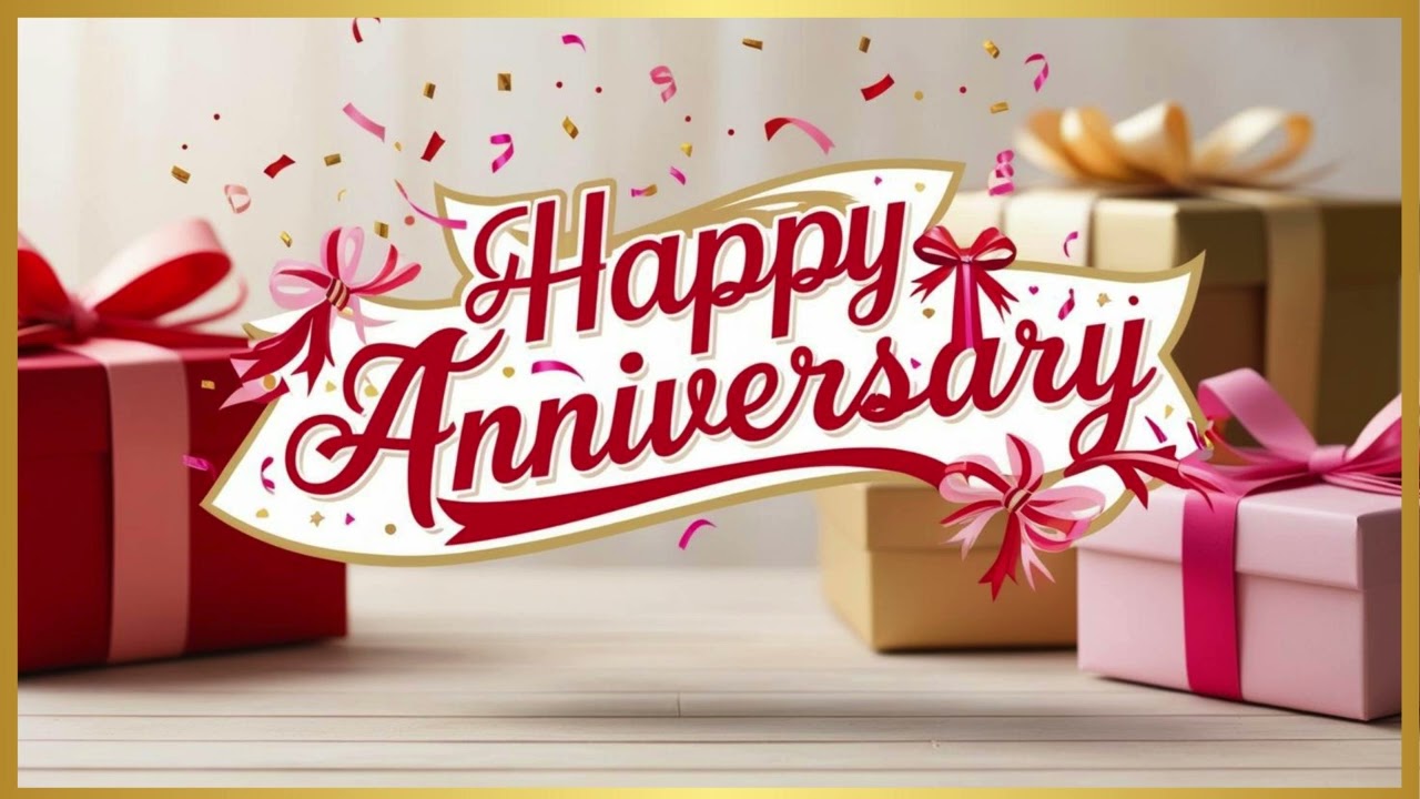 Happy Anniversary - TV Art - Screensaver - Wallpaper - Frame Art - Gifts