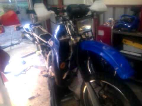 Dtr project..first run with choke up a short vid .