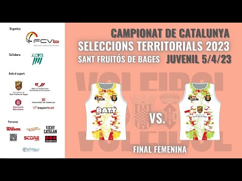 CCSSTT 2023 INFANTIL FINAL FEMENINA BCN1 BATT - BCN3 AJ SANT FRUITÓS