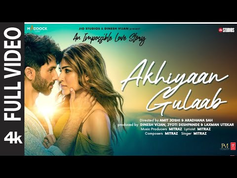 Akhiyaan Gulaab (Full Video): Shahid Kapoor, Kriti Sanon | Mitraz | Teri Baaton Mein Aisa Uljha Jiya