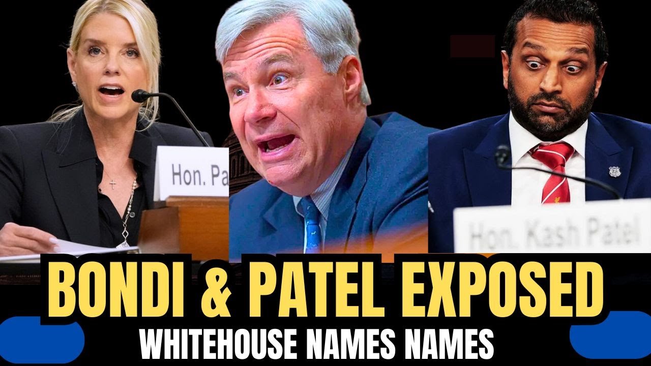 WHITEHOUSE EXPOSES “SCHEME 35” — How Bondi & Patel Helped TRUMP Hijack DOJ