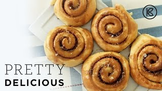 Cinnamon Rolls with a Brown Sugar Glaze | Pretty Delicious
