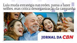 Lula muda estratégia nas redes, passa a fazer selfies, mas critica desorganização da campanha